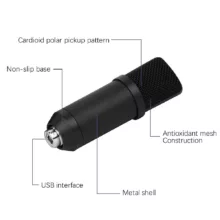 رینگ لایت و میکروفن USB رو میزی مدل mic table stand