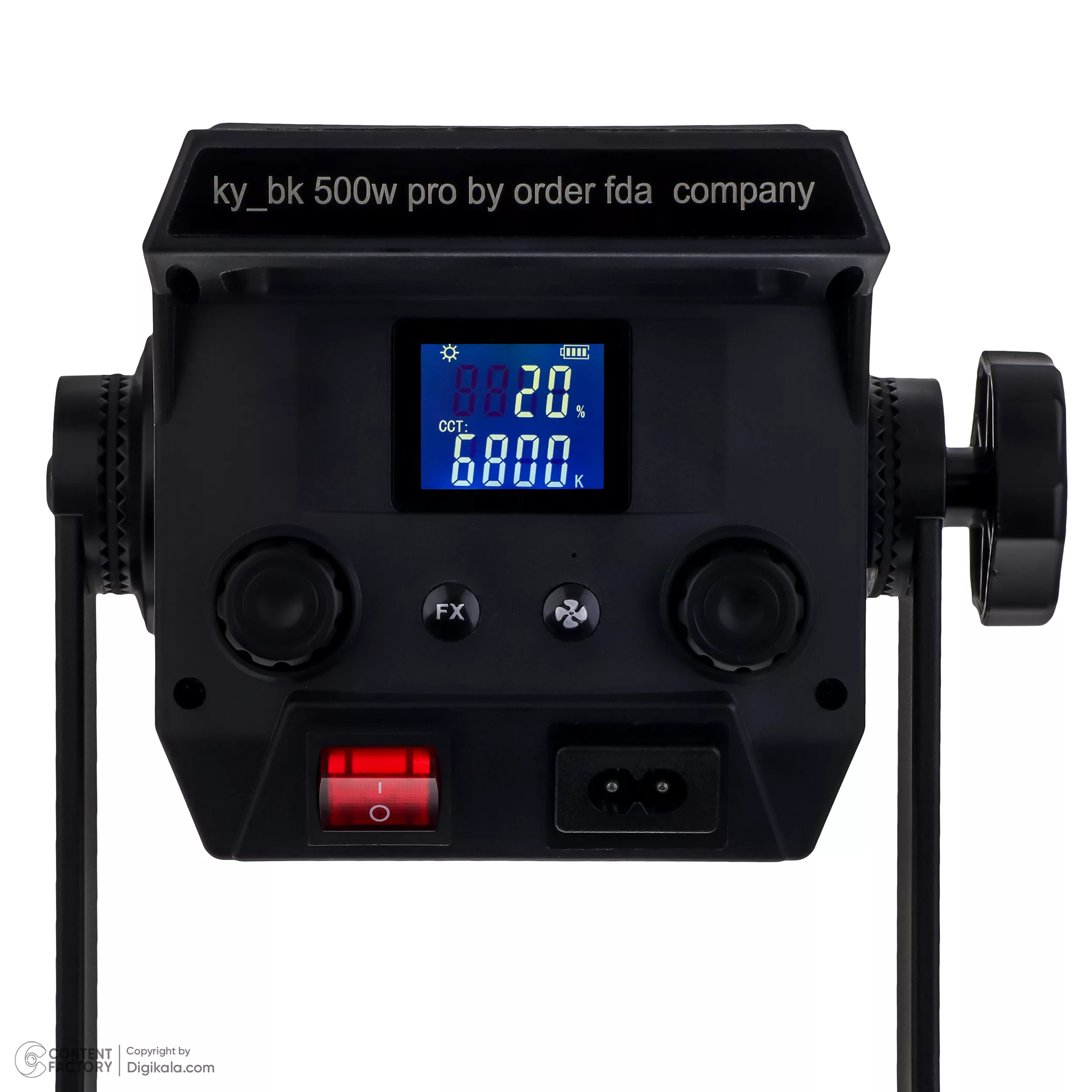 نور ثابت ال ای دی اف دی ای کمپانی مدل Ky_bk 500w pro