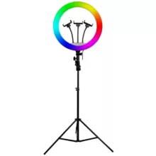 رینگ لایت مدل 56CM 18LED RGB