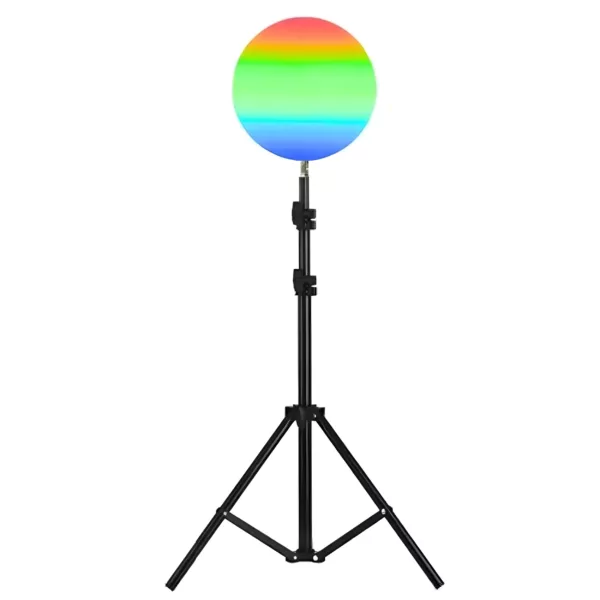 نور ثابت ال ای دی دو طرفه مدل Fill Light GS-330 RGB به همراه سه پایه