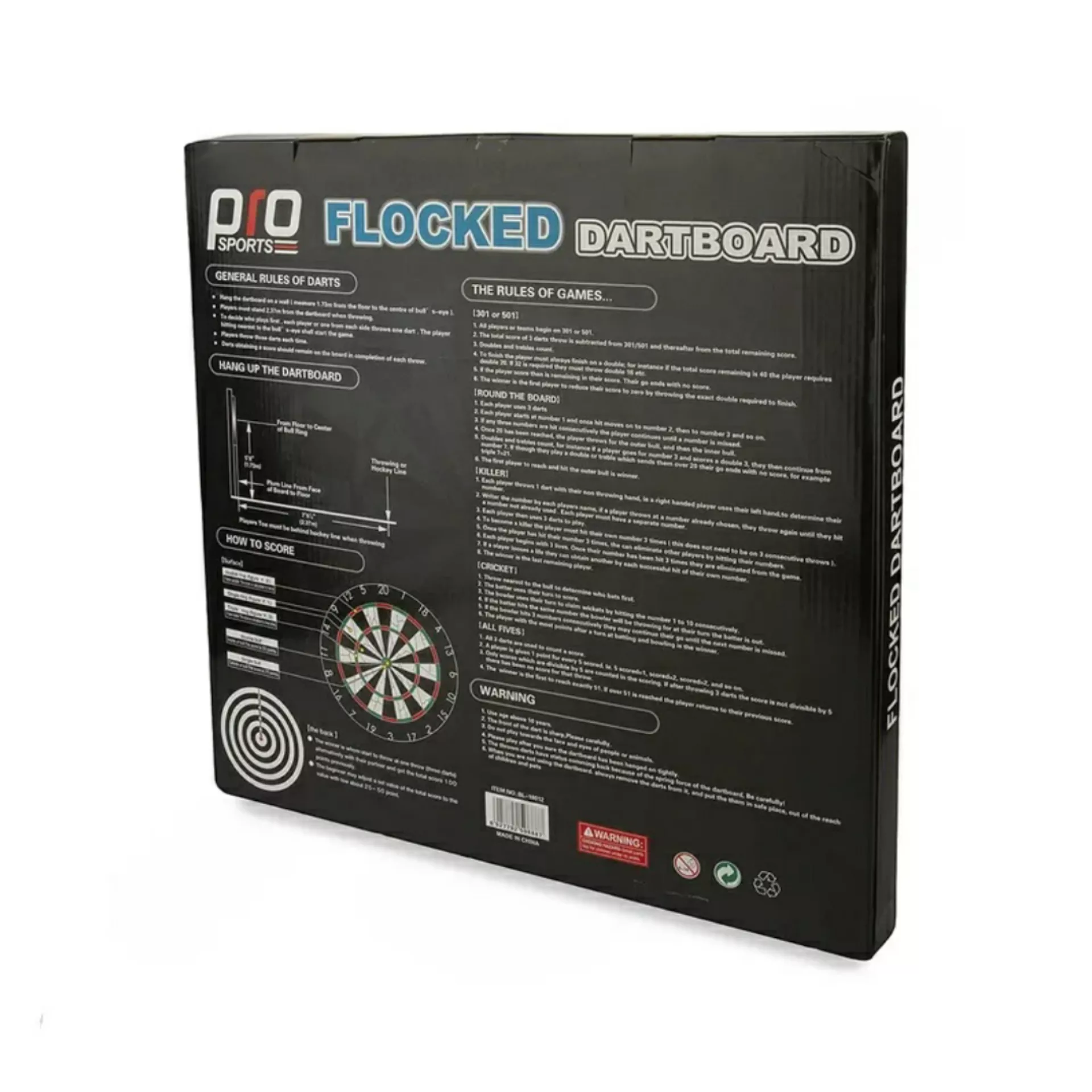 دارت سوزنی پرو اسپورتز مدل FLOCKED18012-NEW به همراه 2 عدد تیر دارت