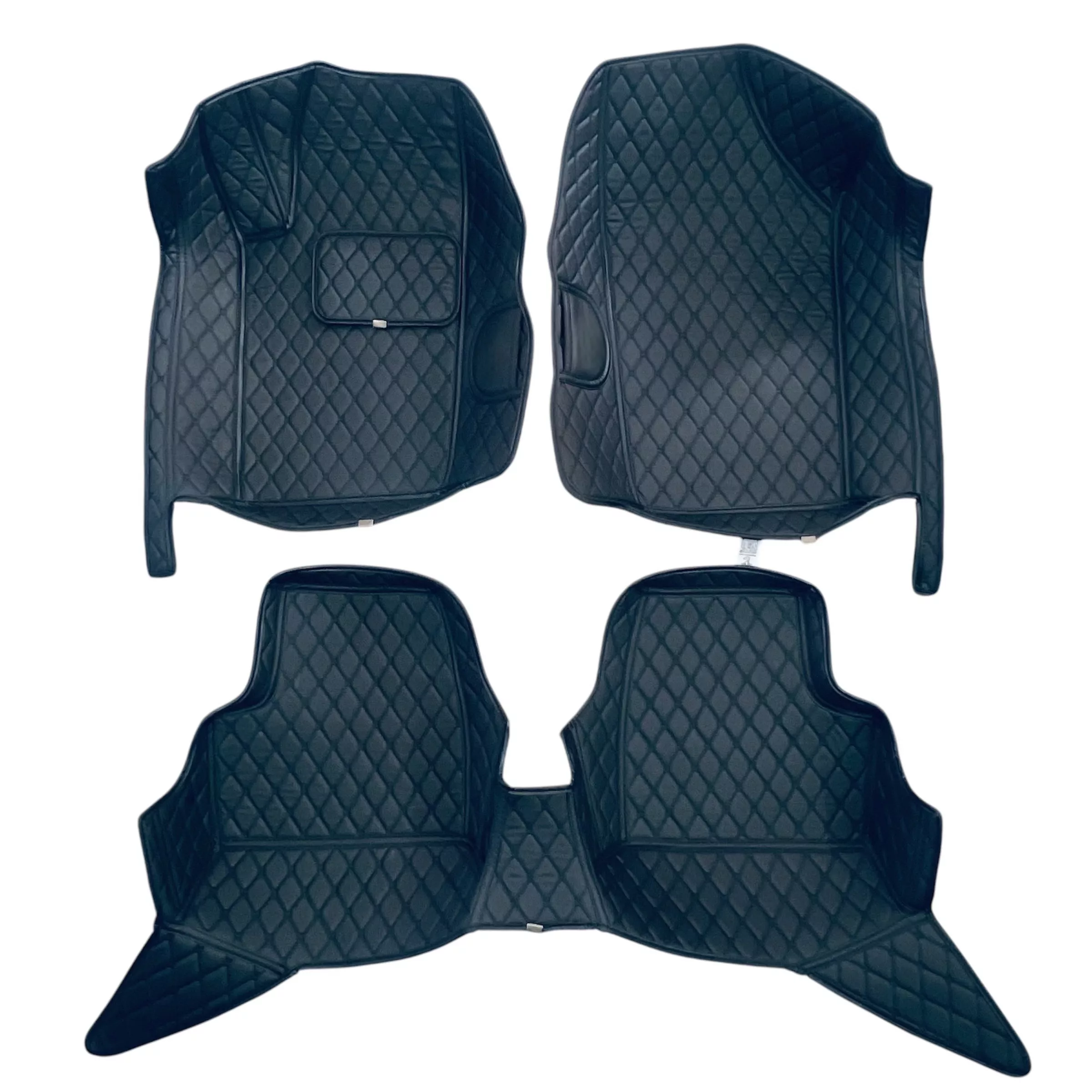 کفپوش 5 بعدی خودرو مدل Ts چرم گلدوزی مناسب برای پژو 206