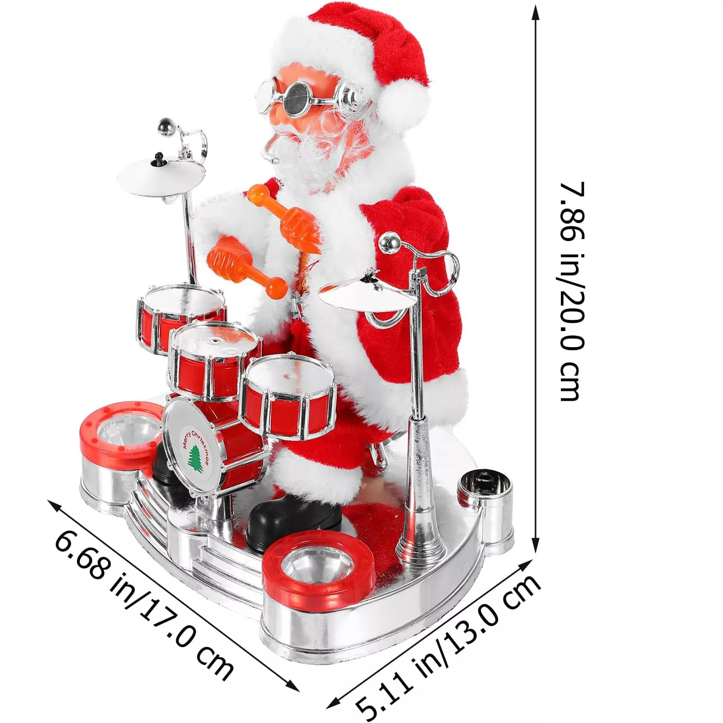 اسباب بازی مدل بابانوئل درام متحرک