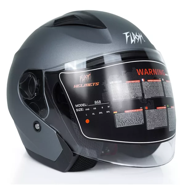 کلاه کاسکت فلش مدل فک متحرک عینکدار کد K_868