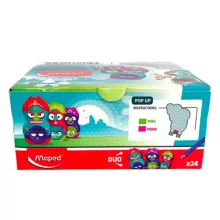 تراش مپد مدل پاکن دار کد 049131 بسته 24 عددی