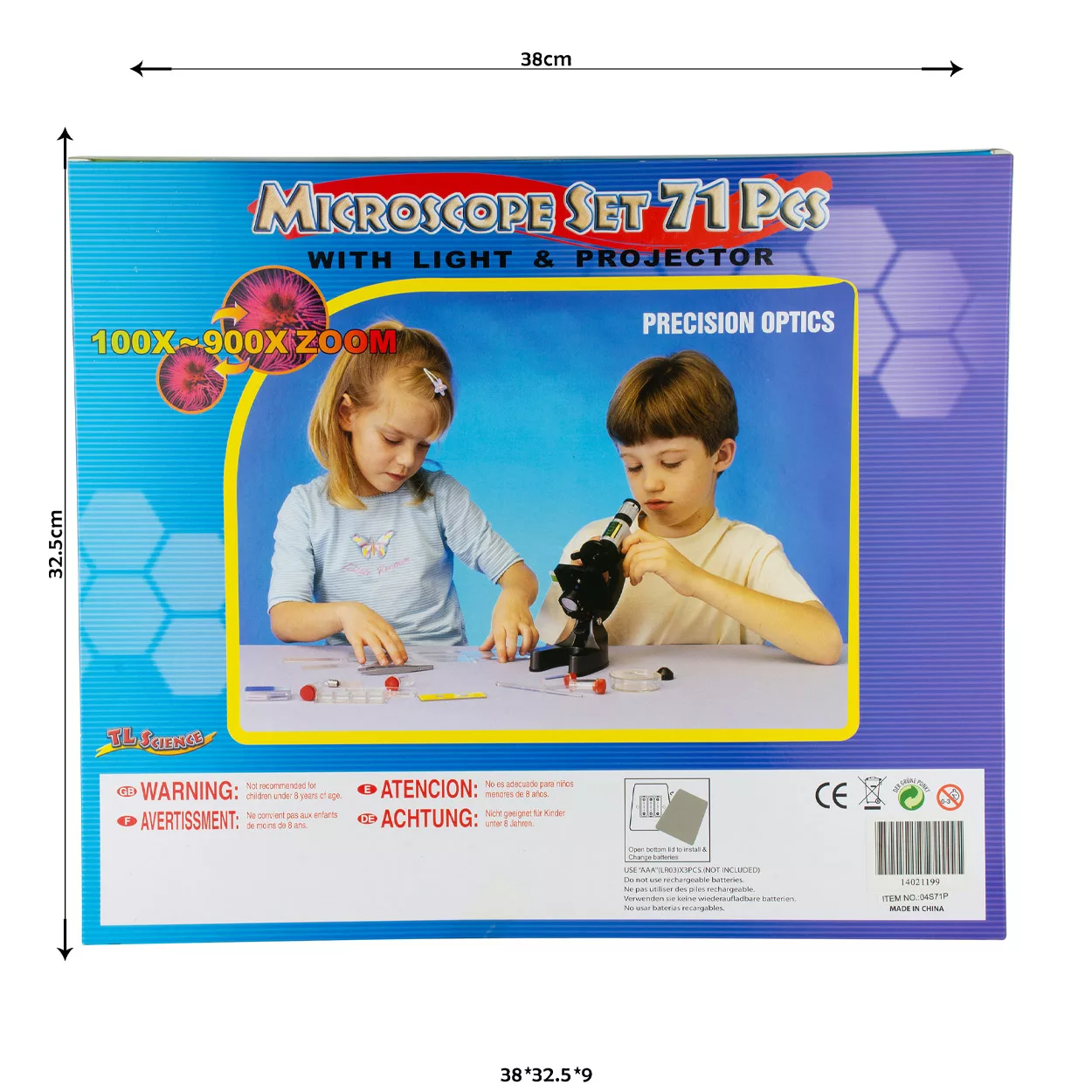 میکروسکوپ کامار مدل دانش آموزی فلزی P71 SET NEW 900X