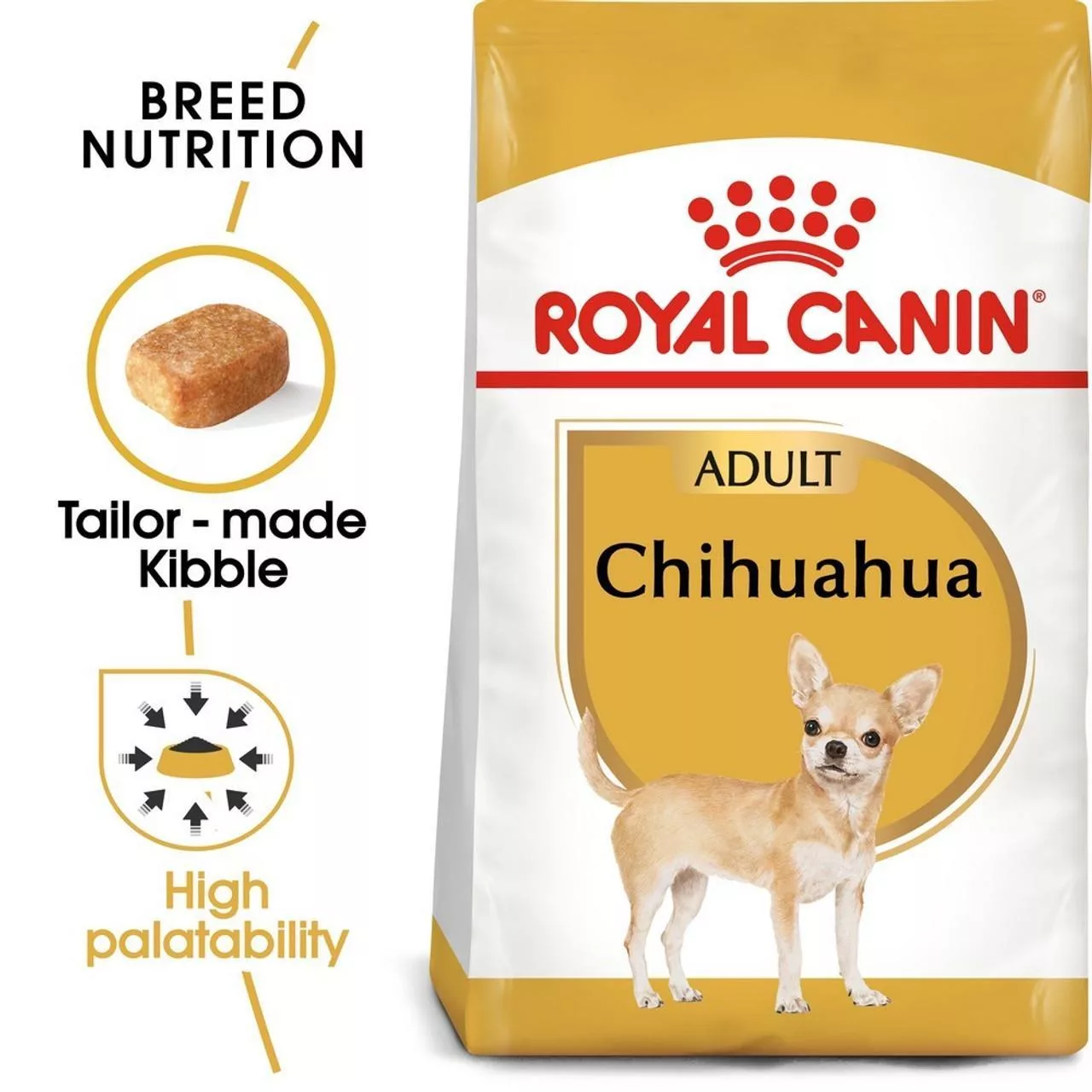 غذای خشک رویال کنین مدل Chihuahua Adult وزن 1.5 کیلوگرم