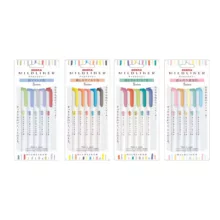 ماژیک علامت گذار زبرا مدل MILDLINER مجموعه 4 عددی