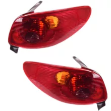 چراغ خطر عقب خودرو گروه پژوهش صنعت مدرن مدل فابریک مناسب برای 206 بسته 2 عددی