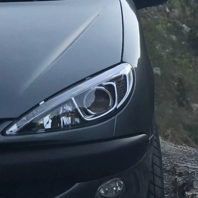 چراغ جلو اف تی ان تی مدل HeadLED مناسب برای پژو 206 بسته 2 عددی