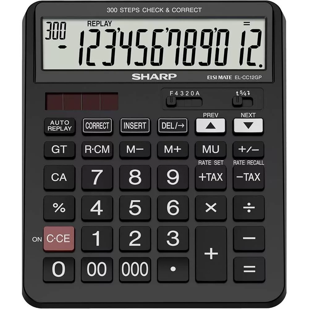 ماشین حساب شارپ مدل EL-CC12GP