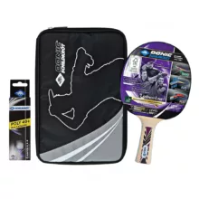 راکت پینگ پنگ شیلدکروت مدل لجند لاین کد 800 به همراه کاور و توپ بسته 3 عددی