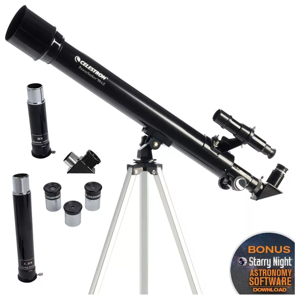 تلسکوپ سلسترون مدل  POWERSEEKER 50AZ 21039