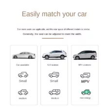 تشک بادی صندلی عقب خودرو مدل 6in1 مجموعه 6 عددی