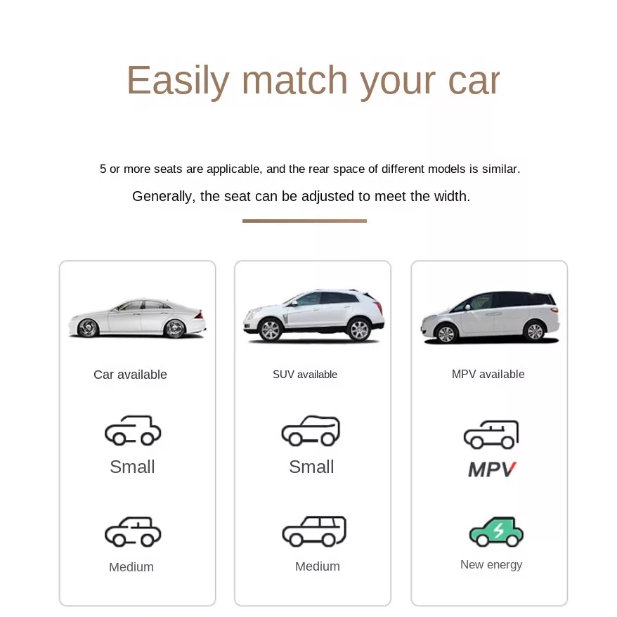 تشک بادی صندلی عقب خودرو مدل 6in1 مجموعه 6 عددی