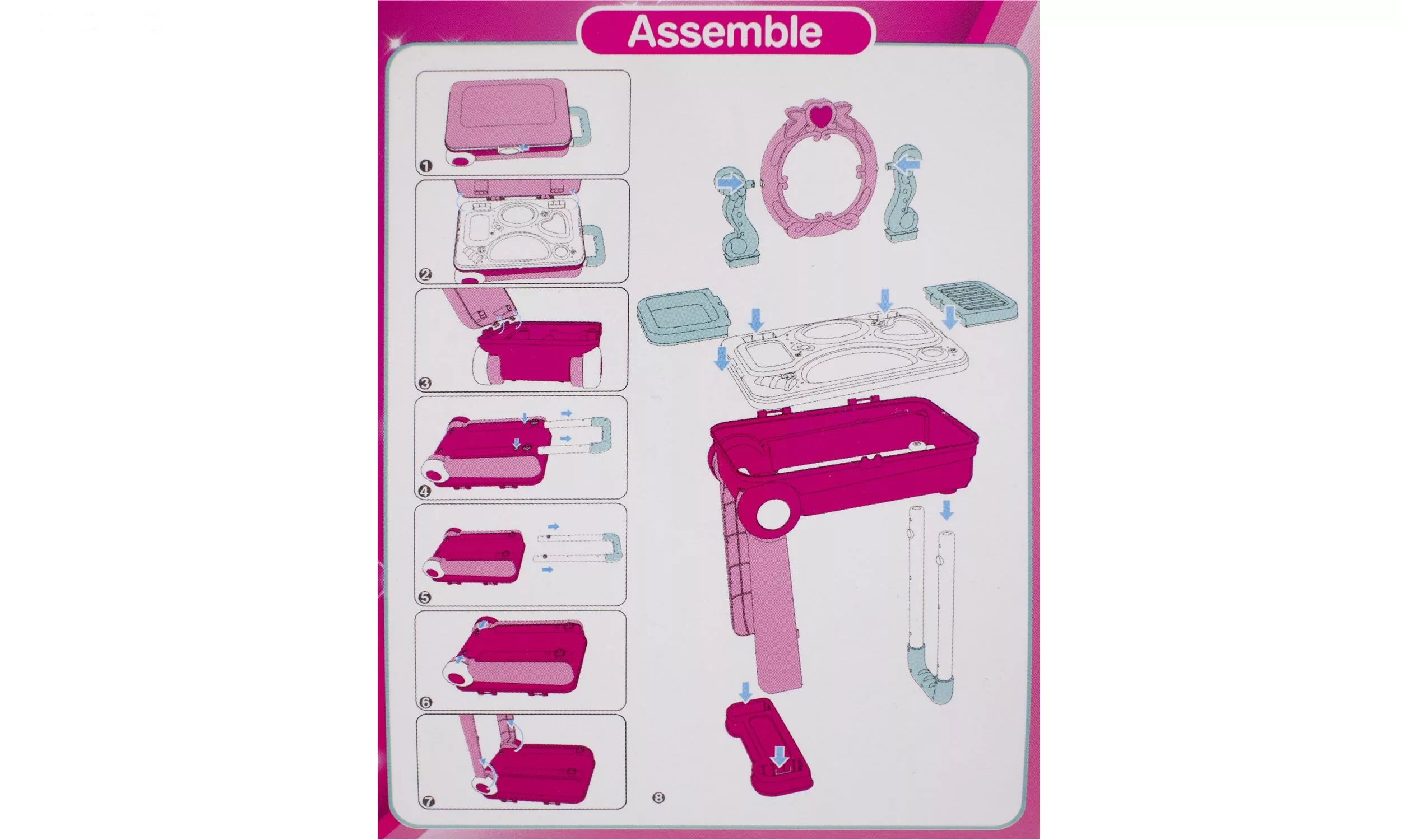 میز آرایش اسباب بازی ژیانگ چنگ مدل Beauty Playset