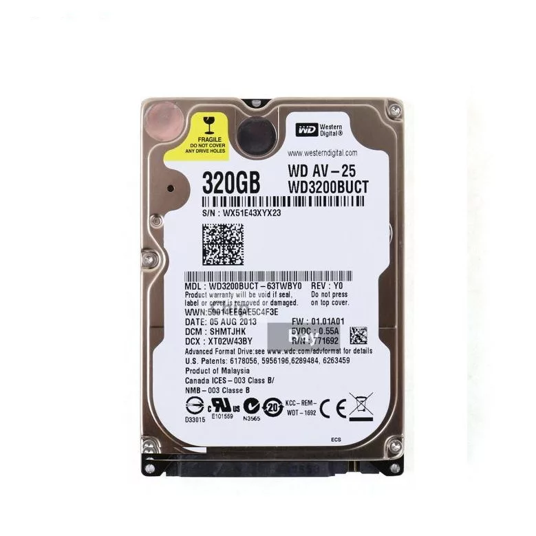 هارددیسک اینترنال وسترن دیجیتال مدل WD3200BUCT ظرفیت 320 گیگابایت