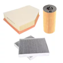 فیلتر روغن خودرو بی ام دبلیو مدل G12 مناسب برای بی ام دبلیو 730Li به همراه فیلتر هوا و فیلتر کابین