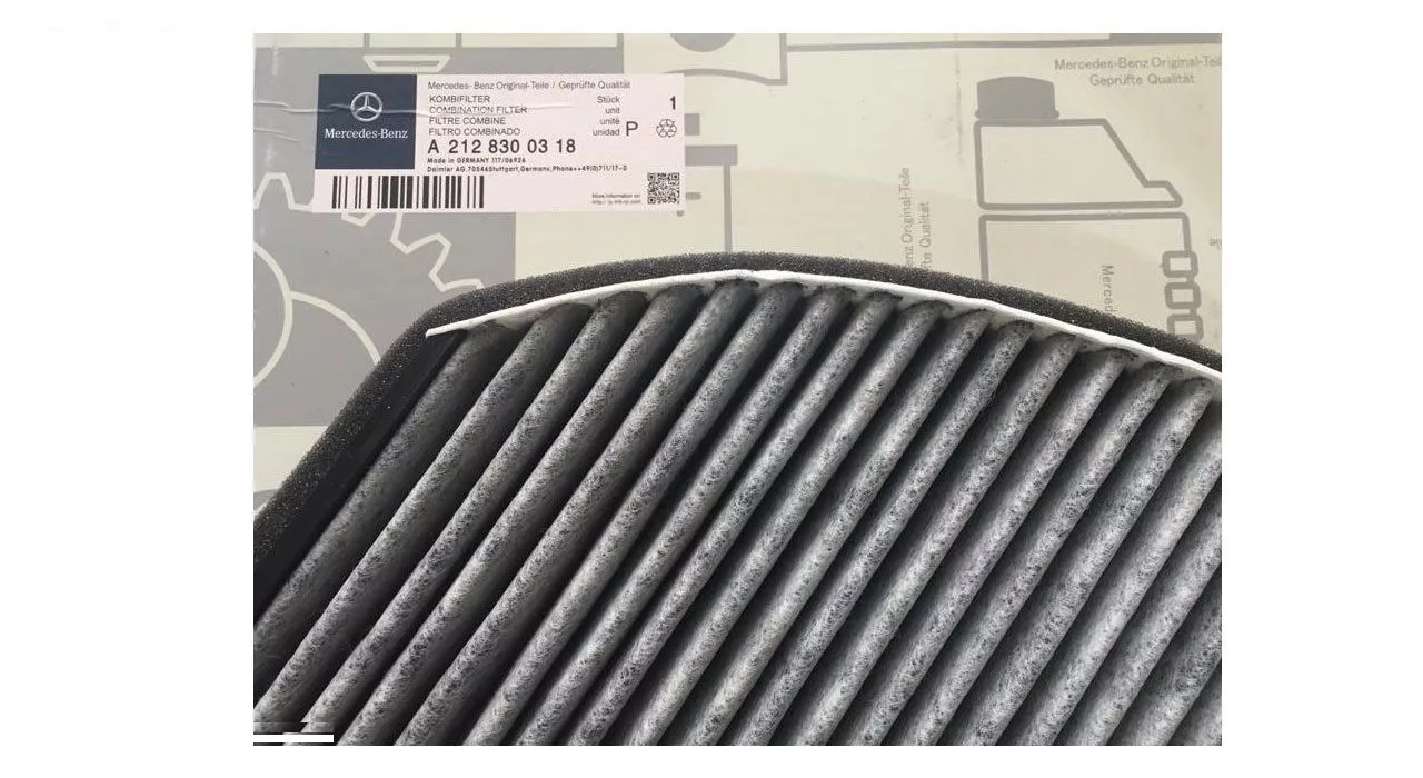 فیلتر روغن خودرو مرسدس بنز مدل W212 مناسب برای مرسدس بنز E250 به همراه فیلتر هوا و فیلتر کابین