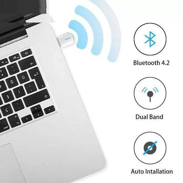 کارت شبکه USB بی سیم ایزی کست مدل EZC-5200BS