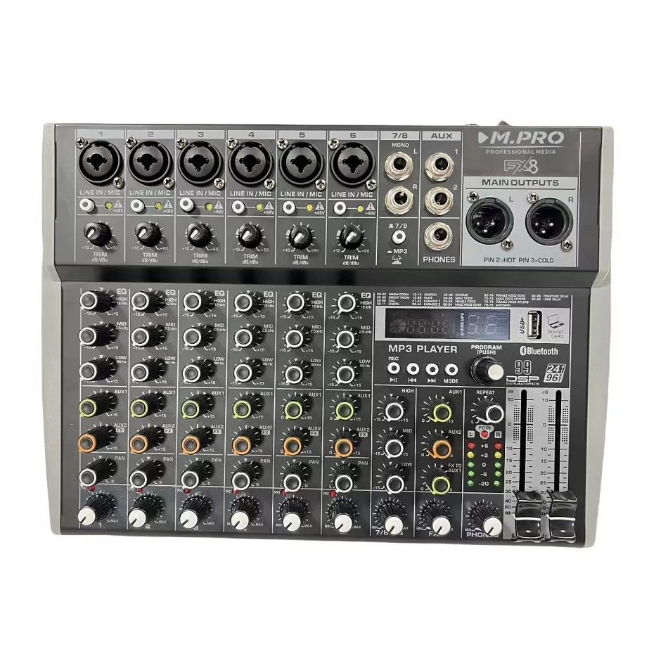 میکسر صدا ام پرو مدل MPRO fx8