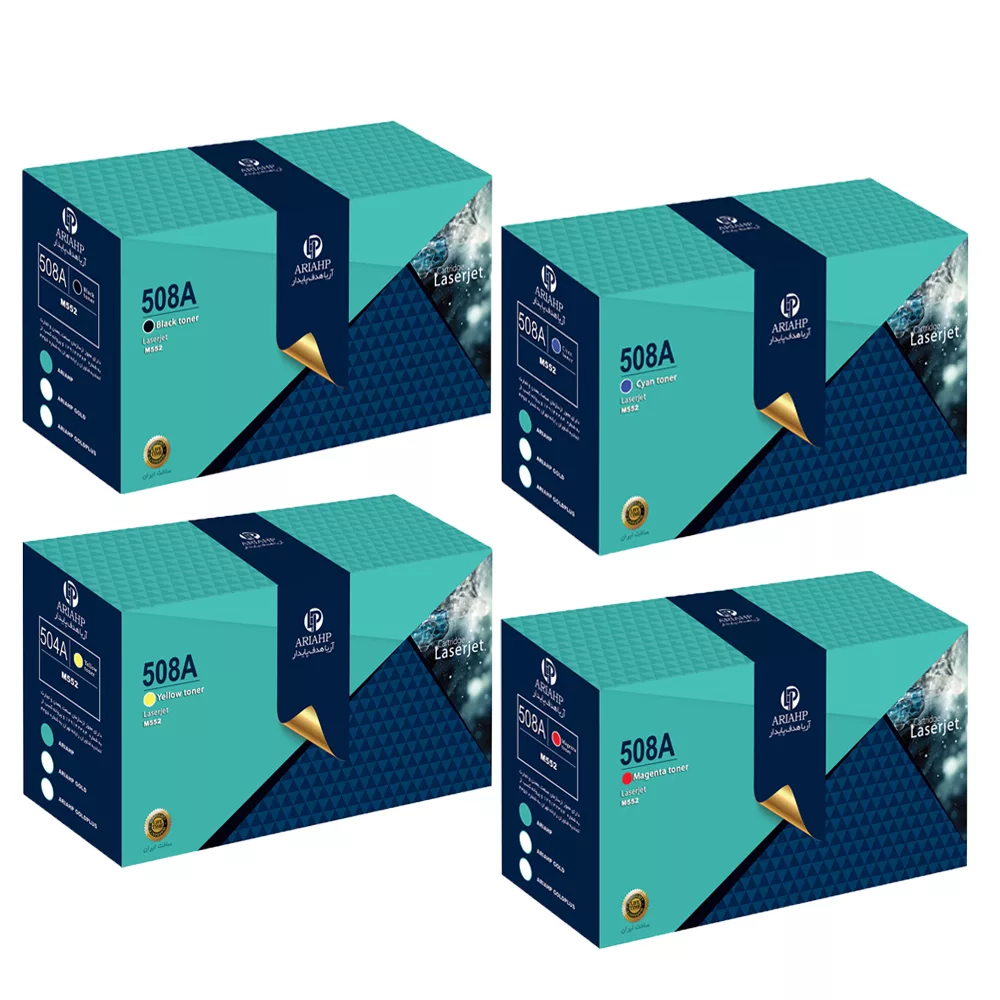 پک کامل تونر رنگی آریا اچ پی مدل 508A