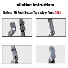 تیغه برف پاک کن روتا مدل FB125مناسب برای هیوندای i30 بسته دو عددی