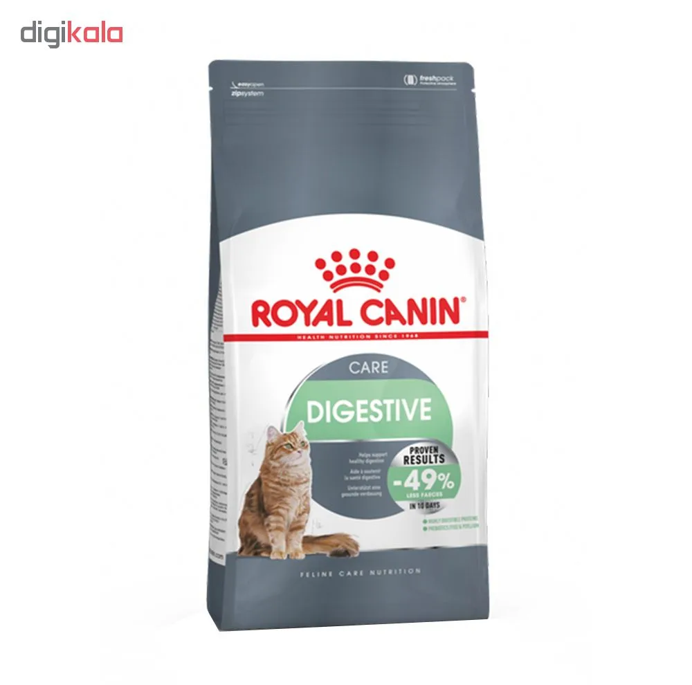 غذای خشک گربه رویال کنین مدل Digestive Care وزن 2 کیلوگرم