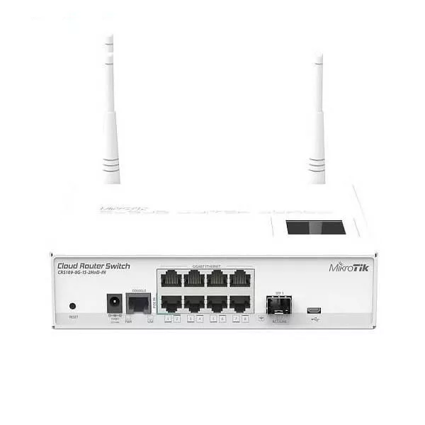 روتر بی سیم میکروتیک مدل CRS109-8G-1S-2HnD-IN