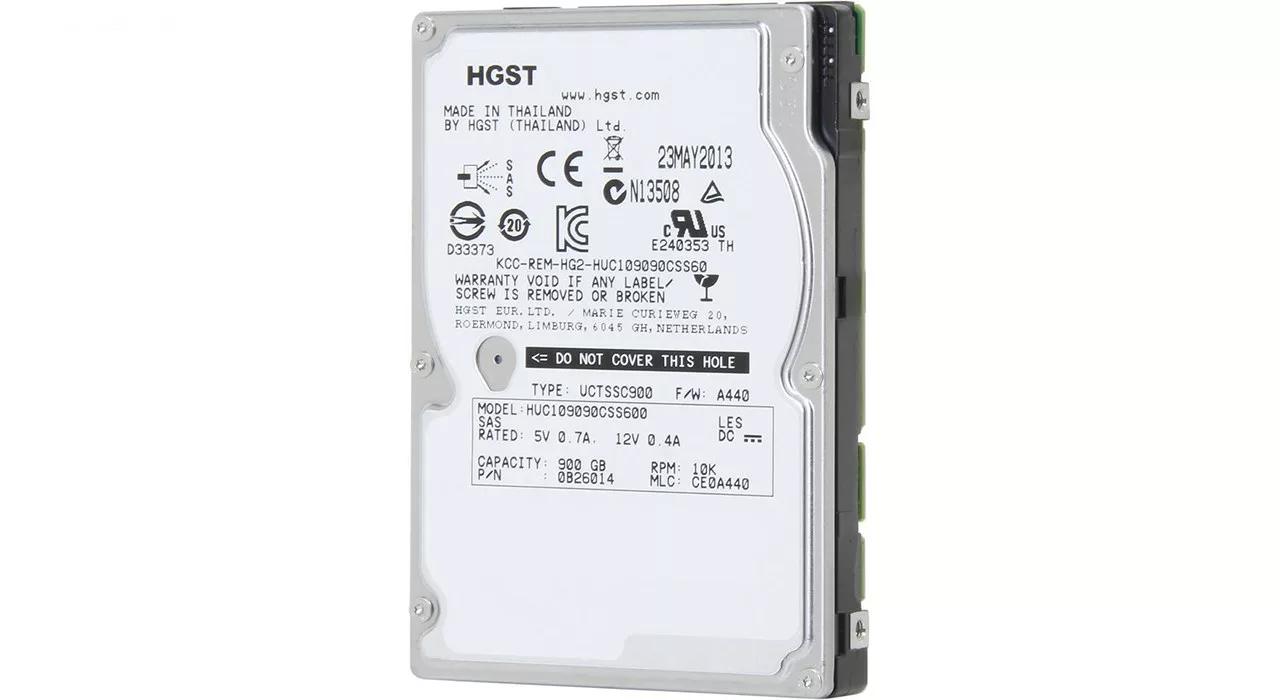هارد اینترنال اچ جی اس تی مدل Ultrastar C10K900 HUC109090CSS600 ظرفیت 900 گیگابایت