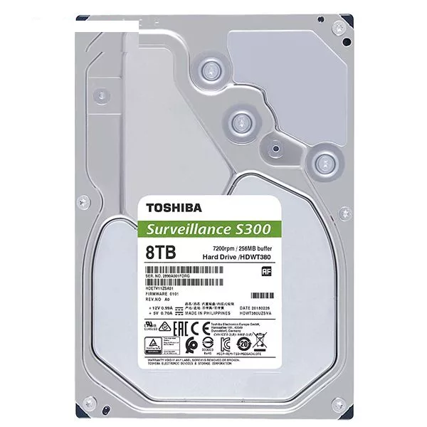 هارددیسک اینترنال توشیبا مدل s300 surveillance ظرفیت 8 ترابایت