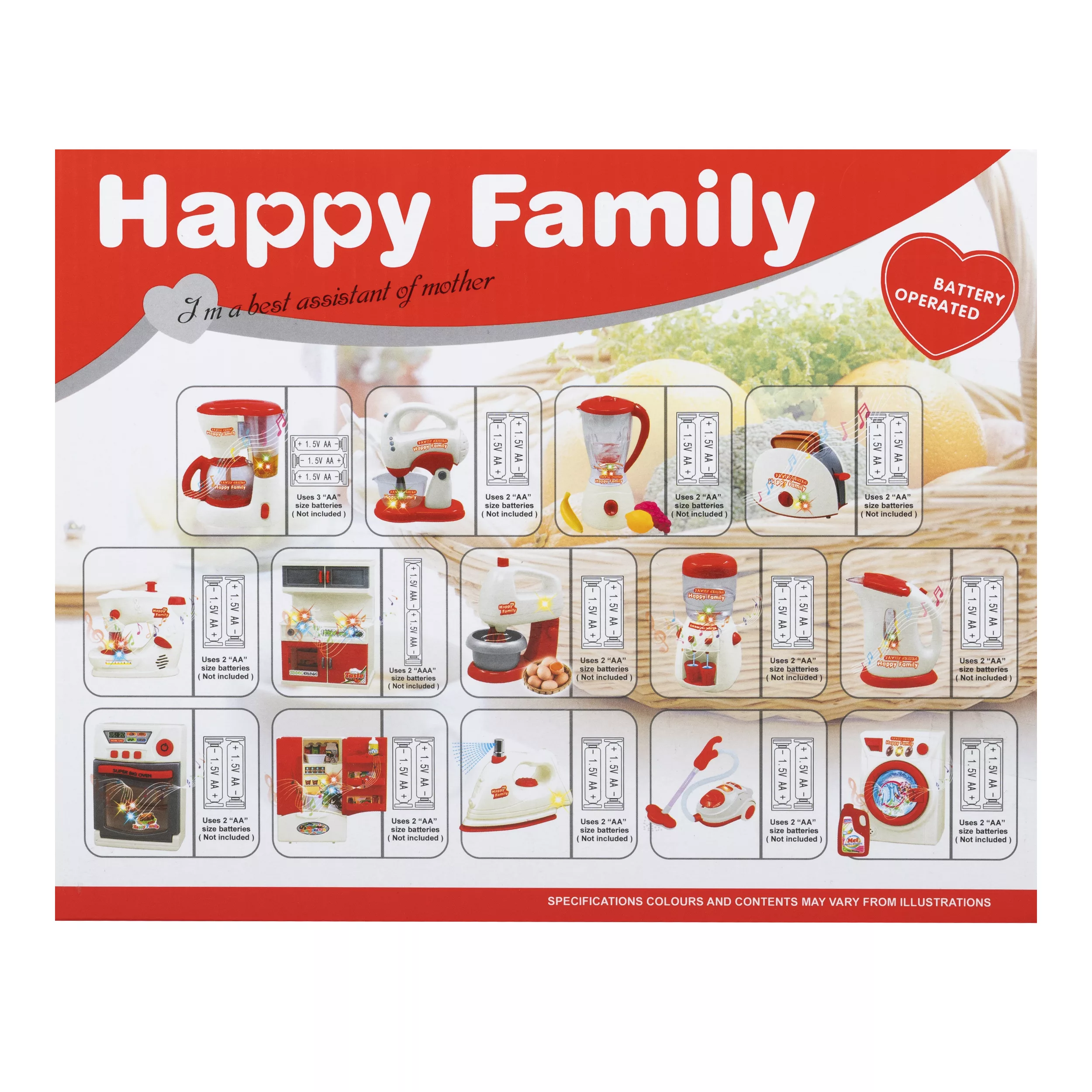 اسباب بازی هپی فمیلی طرح قهوه جوش و اسپرسو ساز مدل 8056 مجموعه 2 عددی