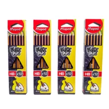 مداد مشکی مپد مدل peps بسته 4 عددی