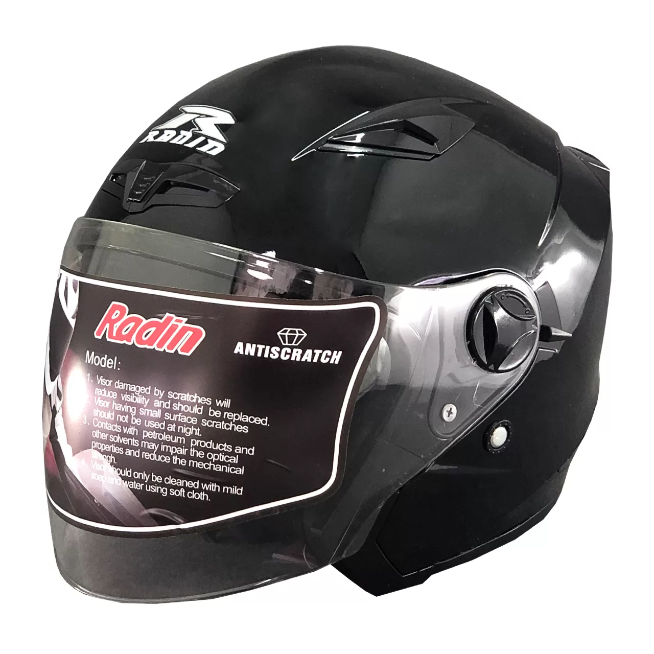 کلاه کاسکت رادین مدل BLK_405