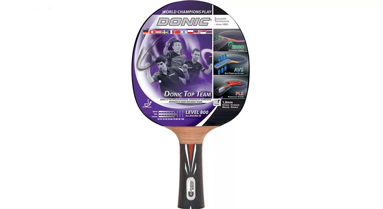راکت پینگ پنگ دونیک شیلدکروت مدل Top Team Level 800
