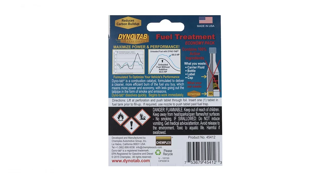 مکمل سوخت داینوتب مدل 45412 بسته 12 عددی