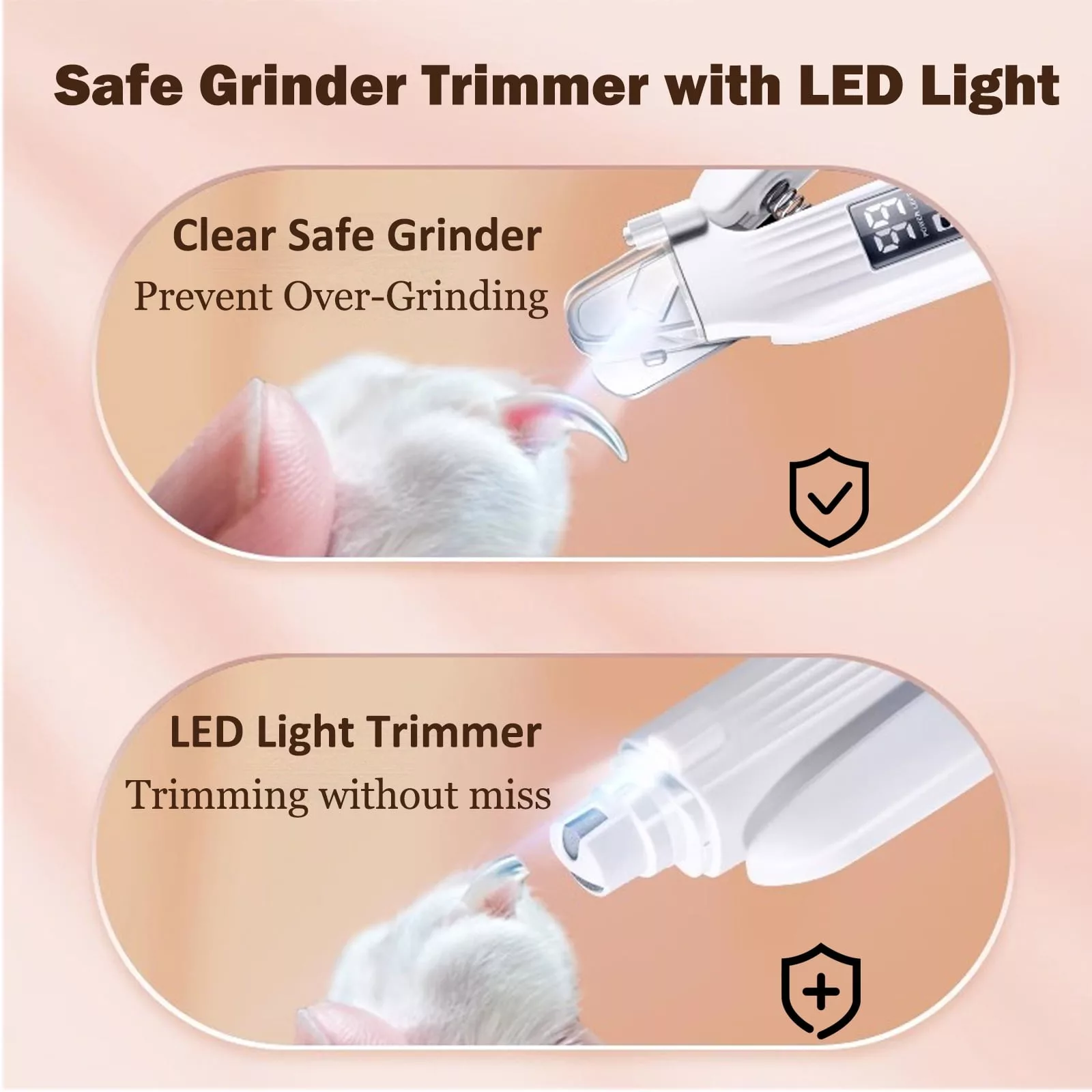 سوهان و ناخن گیر حیوانات مدل مانیکور پت 2in1