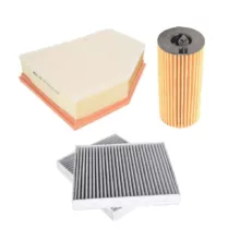 فیلتر روغن خودرو بی ام دبلیو مدل G12 مناسب برای بی ام دبلیو 730Li به همراه فیلتر هوا و فیلتر کابین