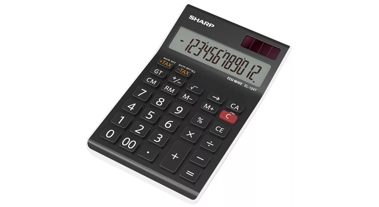 ماشین حساب شارپ مدل EL-124T
