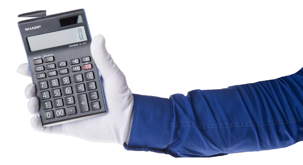 ماشین حساب شارپ مدل EL-124T