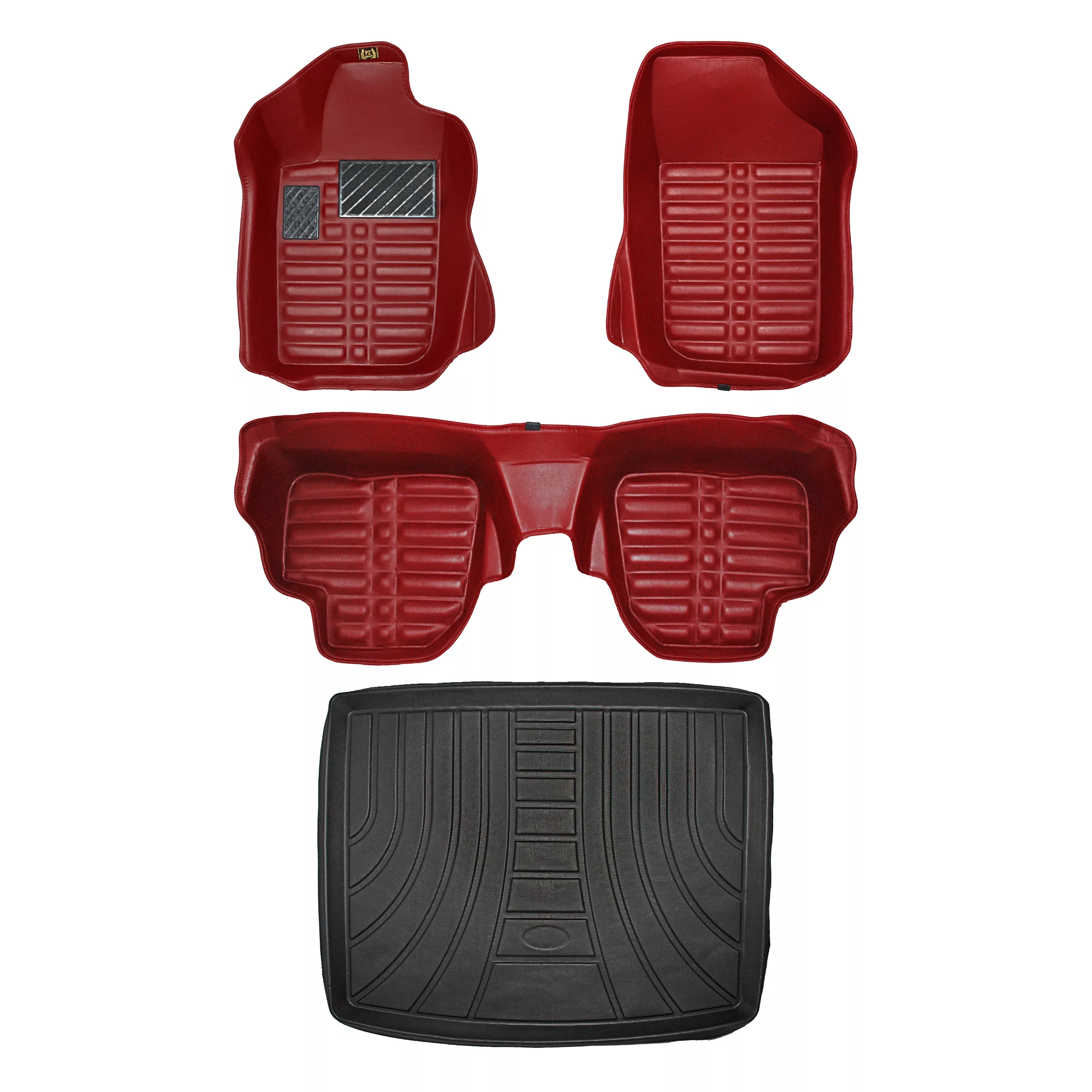 کفپوش پنج بعدی خودرو پانیذ مدل EVA مناسب برای رانا پلاس به همراه کفپوش صندوق