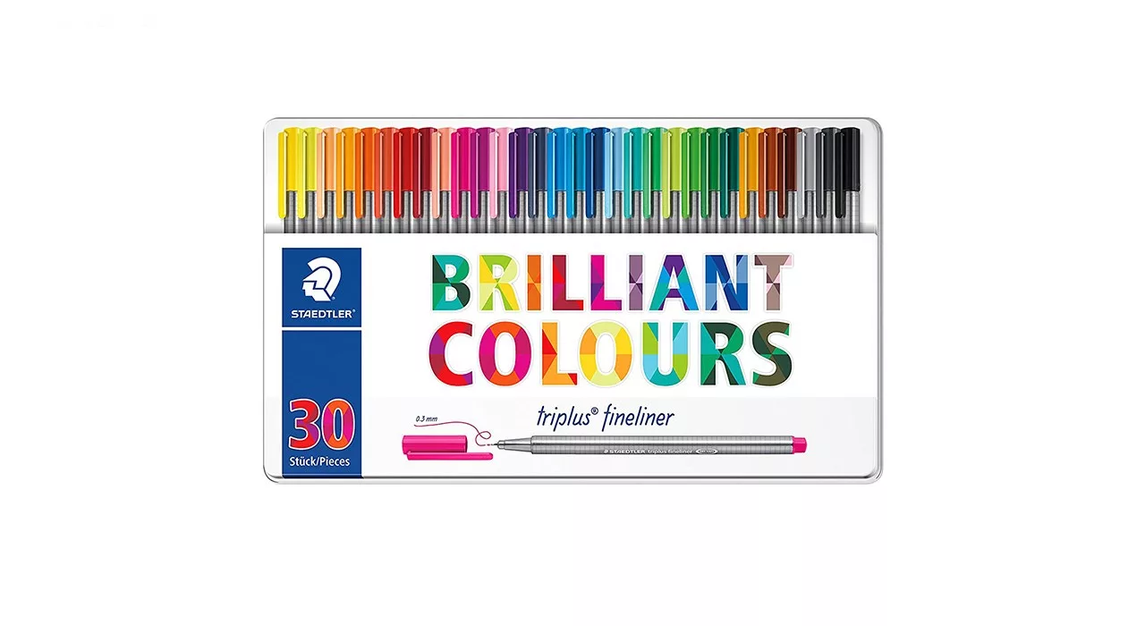 روان نویس 30 رنگ استدلر مدل Triplus Brilliant Colours کد 334 M30