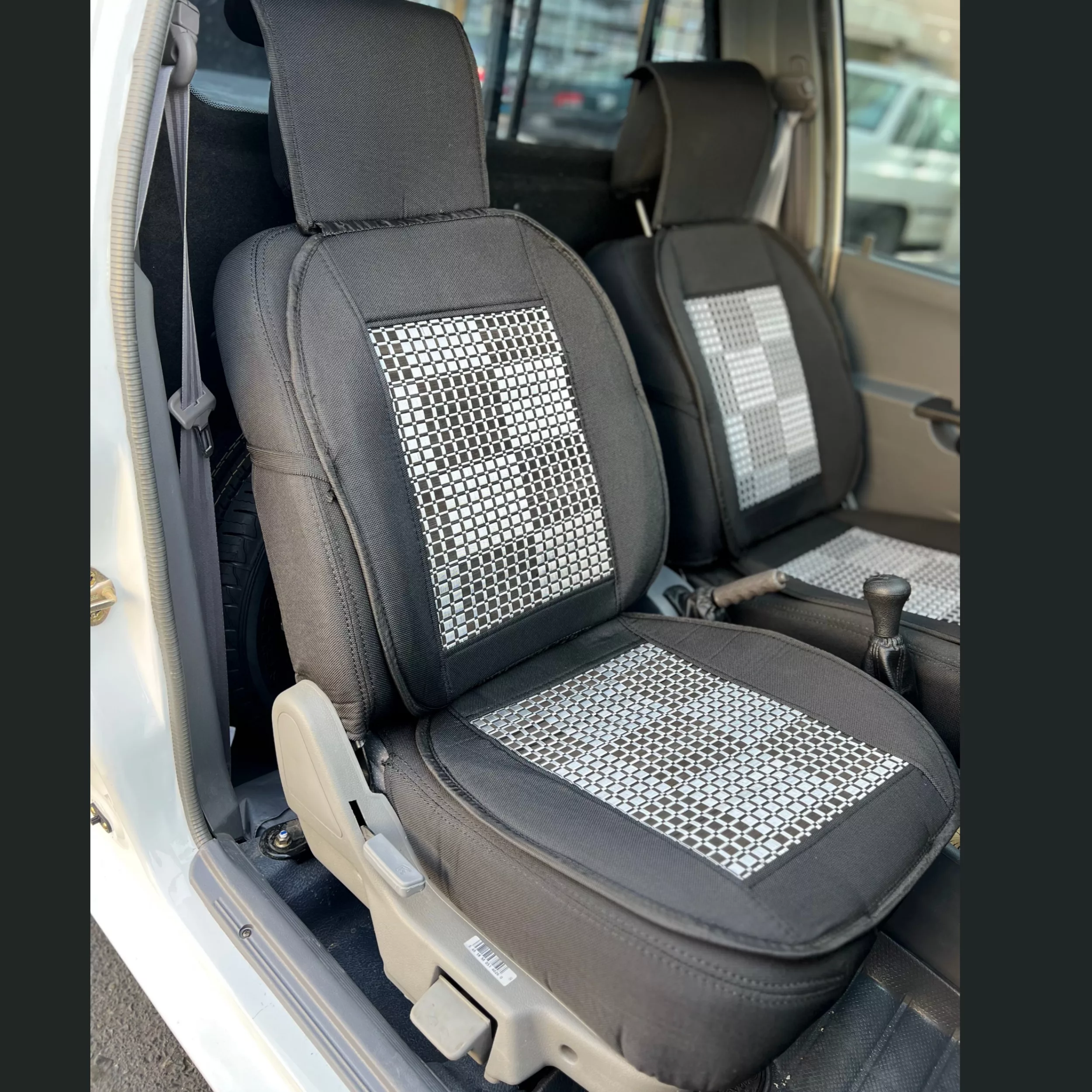 پشتی صندلی خودرو مدل عرقگیر حصیری مجموعه 2 عددی