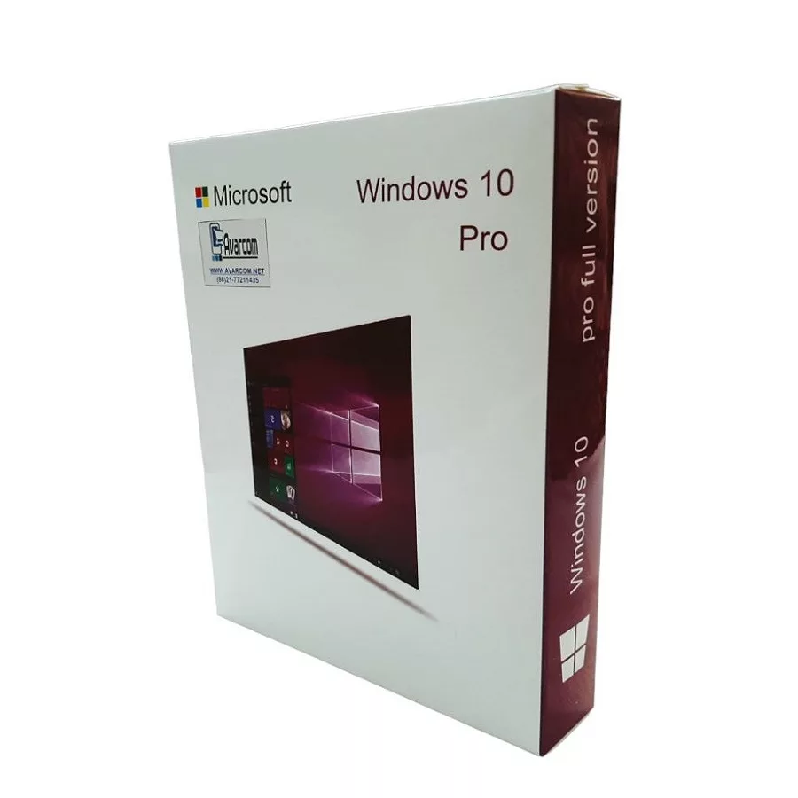 سیستم عامل ویندوز 10 پرو نسخه فلش لایسنس FULL RETAIL نشر آورکام