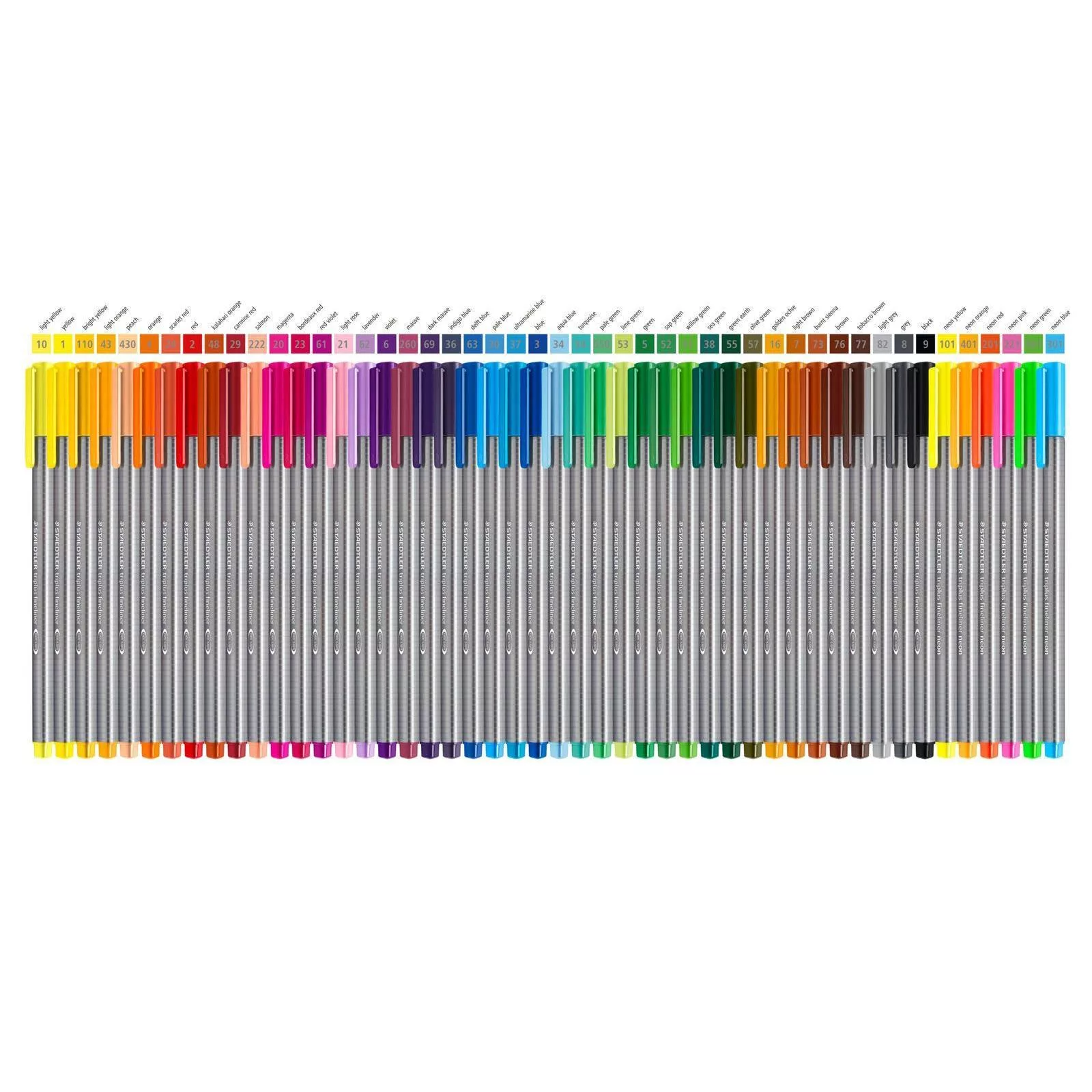 روان نویس استدلر مدل triplus fineliner brilliant colours بسته 48 عددی