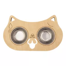 ظرف آب و غذای سگ و گربه میروپت مدل کیتی کاپ