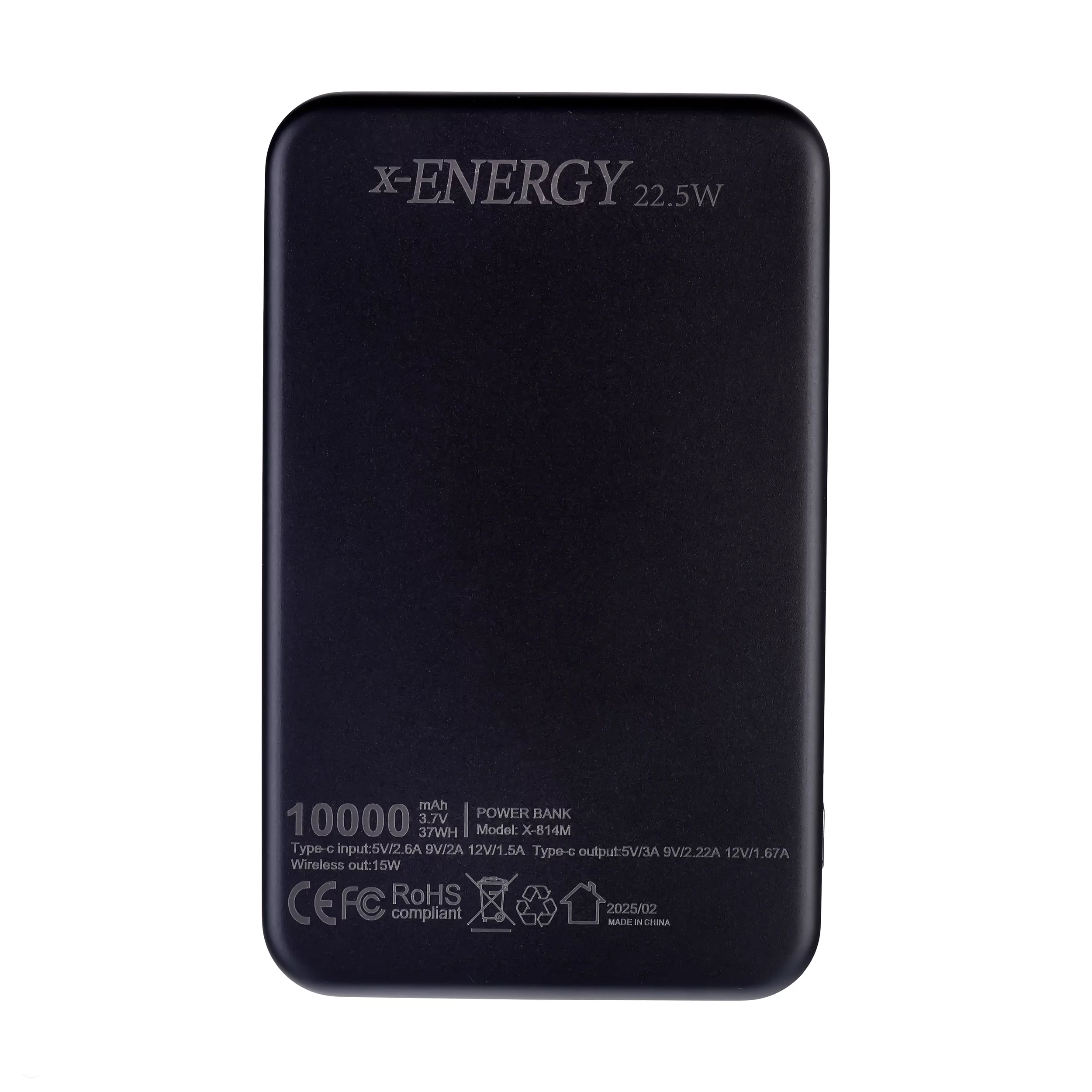 پاوربانک ایکس انرژی مدل X-814M 22.5W ظرفیت 10000 میلی آمپر ساعت