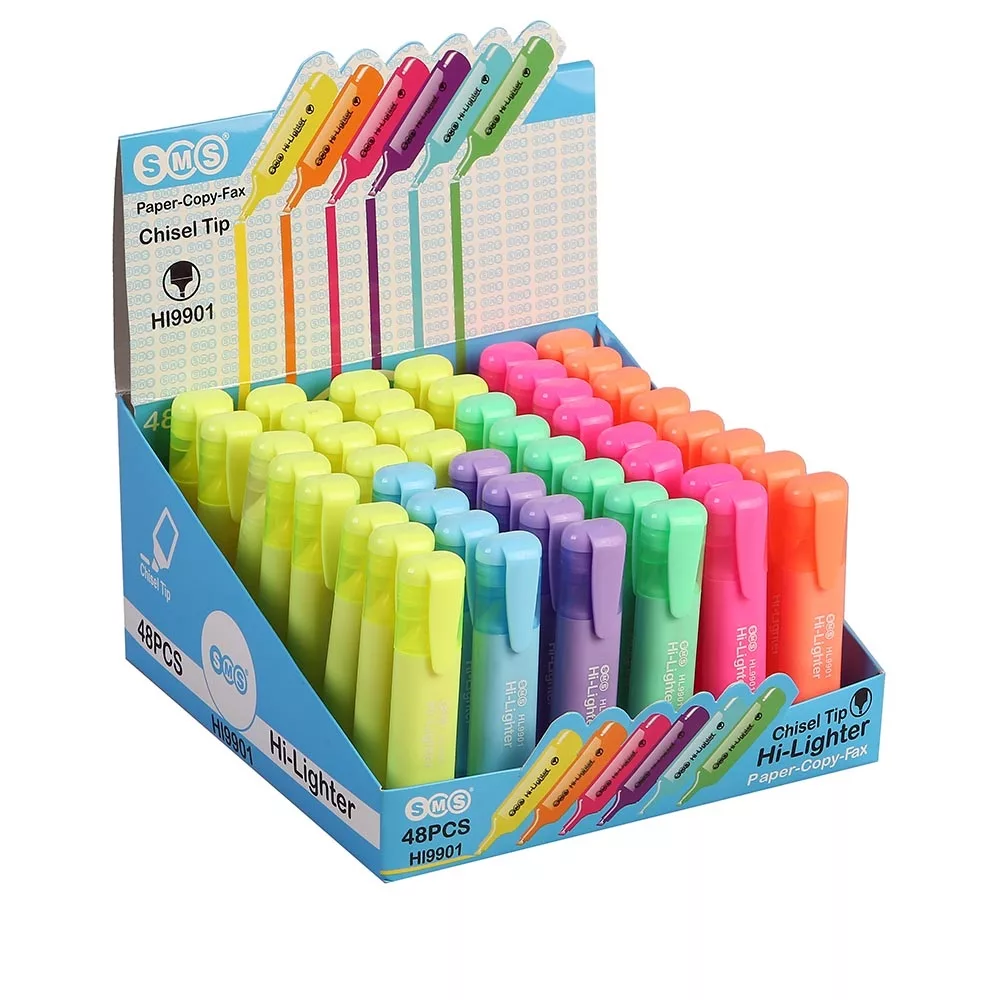 ماژیک علامت گذار اسمارت پرینس مدل 9901 بسته 48 عددی