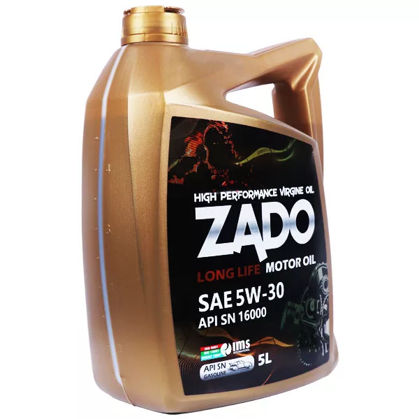 روغن موتور زادو مدل SAE 5W30-SN-16000 حجم 5 لیتر