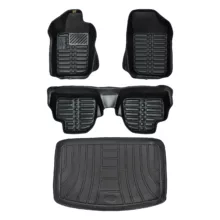 کفپوش پنج بعدی خودرو پانیذ مدل EVA مناسب برای پژو 207  به همراه کفپوش  صندوق